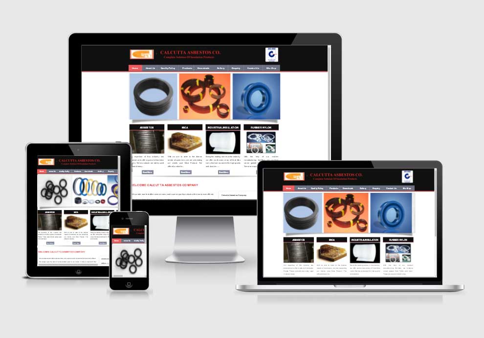 Calcutta Asbestos Company website design company in raipur