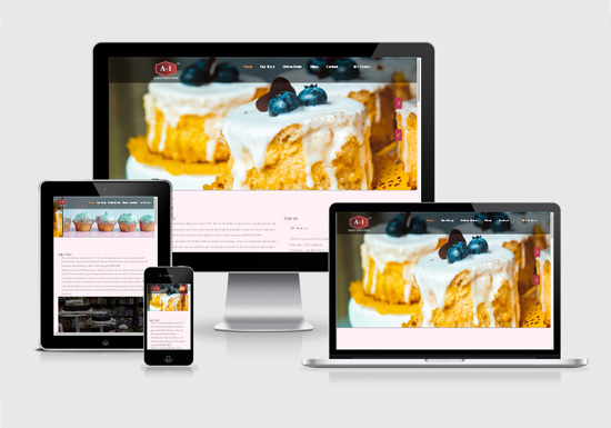A1 Bakery website design company in raipur