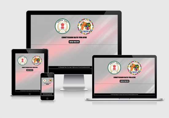 Chhattisgarh Rajya Yuva Ayog. website design company in raipur