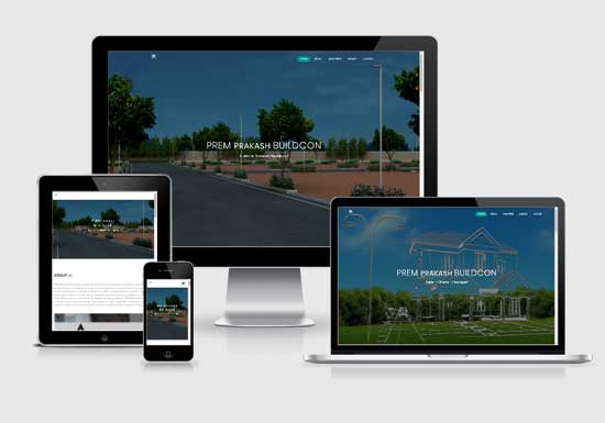 PREM PRAKASH BUILDCON website design company in raipur